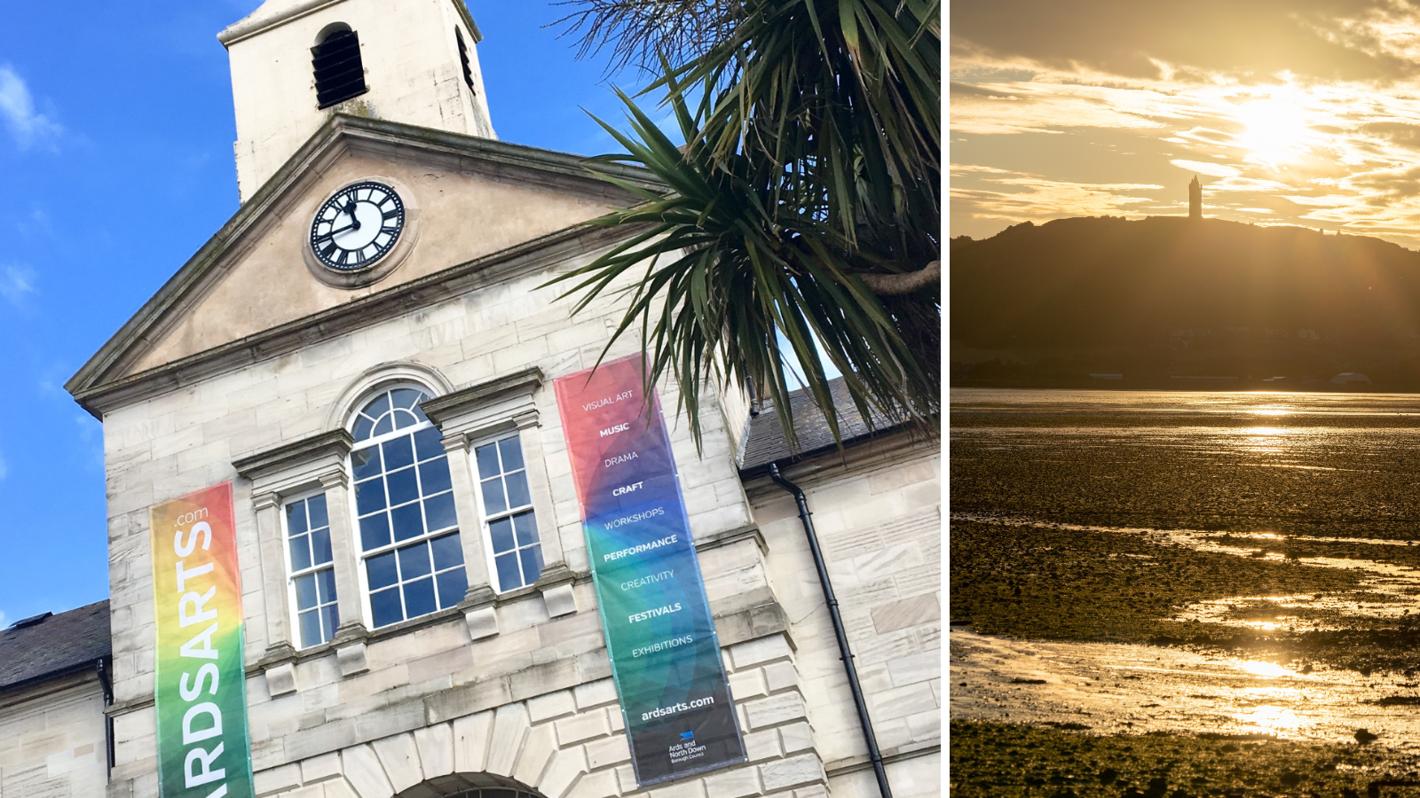 Ards Arts Centre and Scrabo Tower